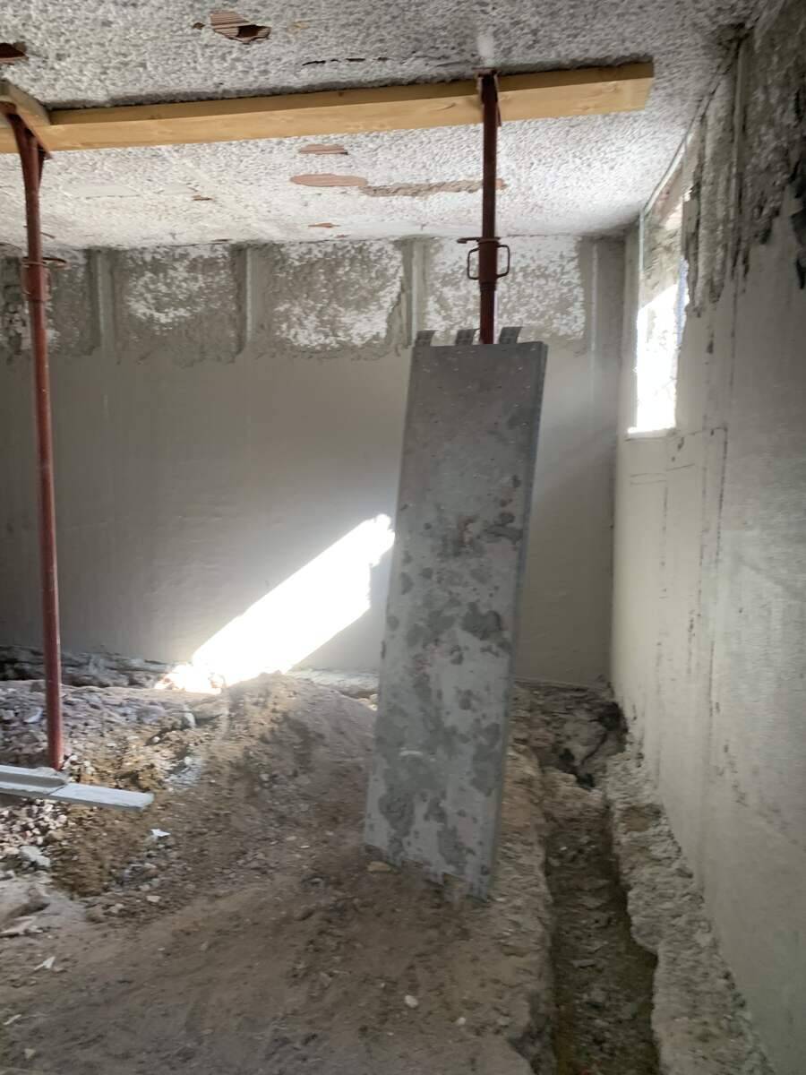 Cantiere centro sportivo Montespaccato — lavorazioni edili, fase 11