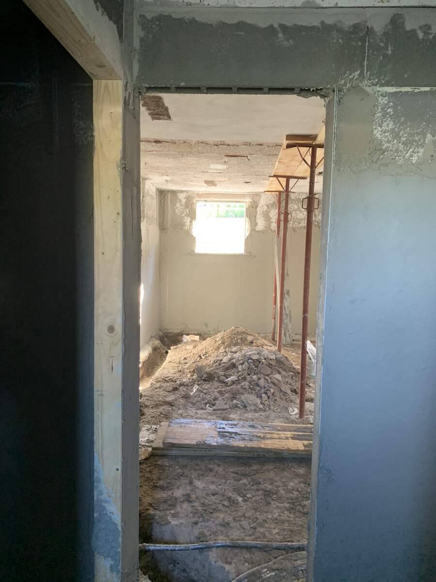 Cantiere centro sportivo Montespaccato — lavorazioni edili, fase 12