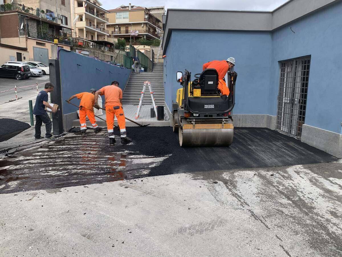 Cantiere centro sportivo Montespaccato — lavorazioni edili, fase 25