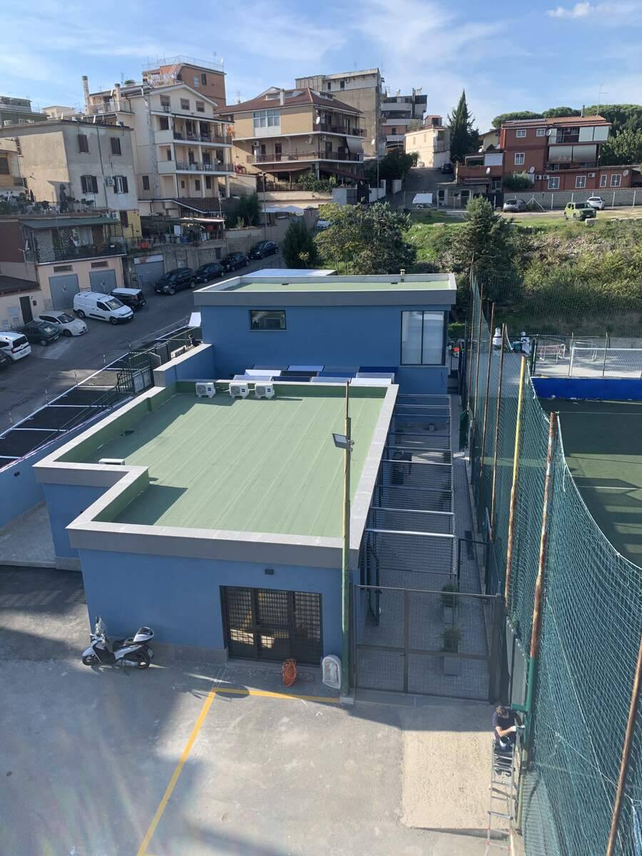 Cantiere centro sportivo Montespaccato — lavorazioni edili, fase 32