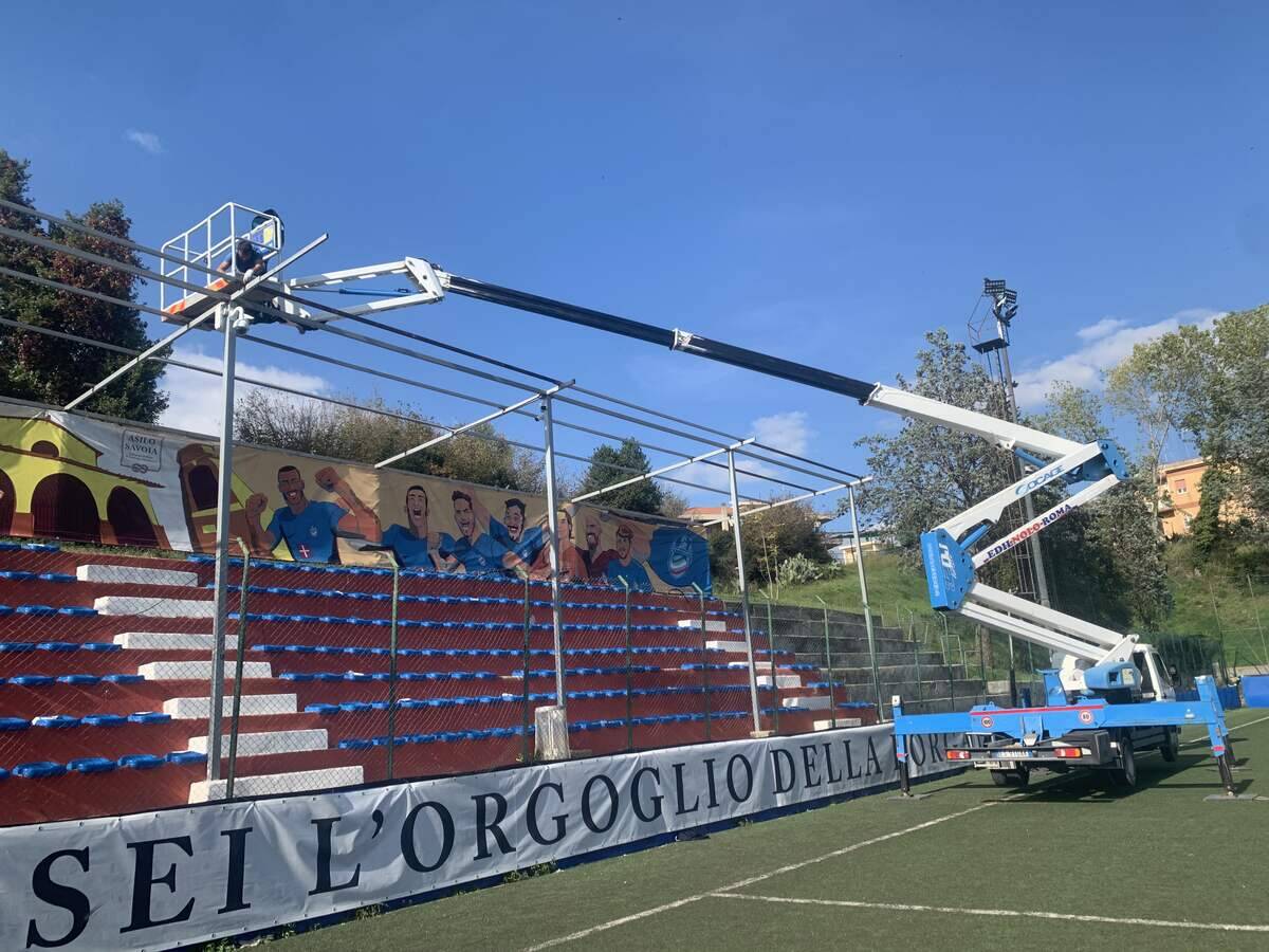 Cantiere centro sportivo Montespaccato — lavorazioni edili, fase 33