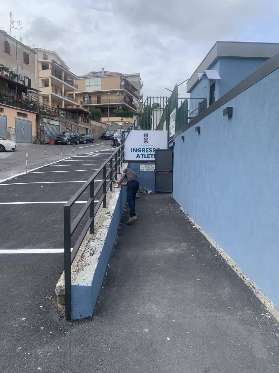 Cantiere centro sportivo Montespaccato — lavorazioni edili, fase 34