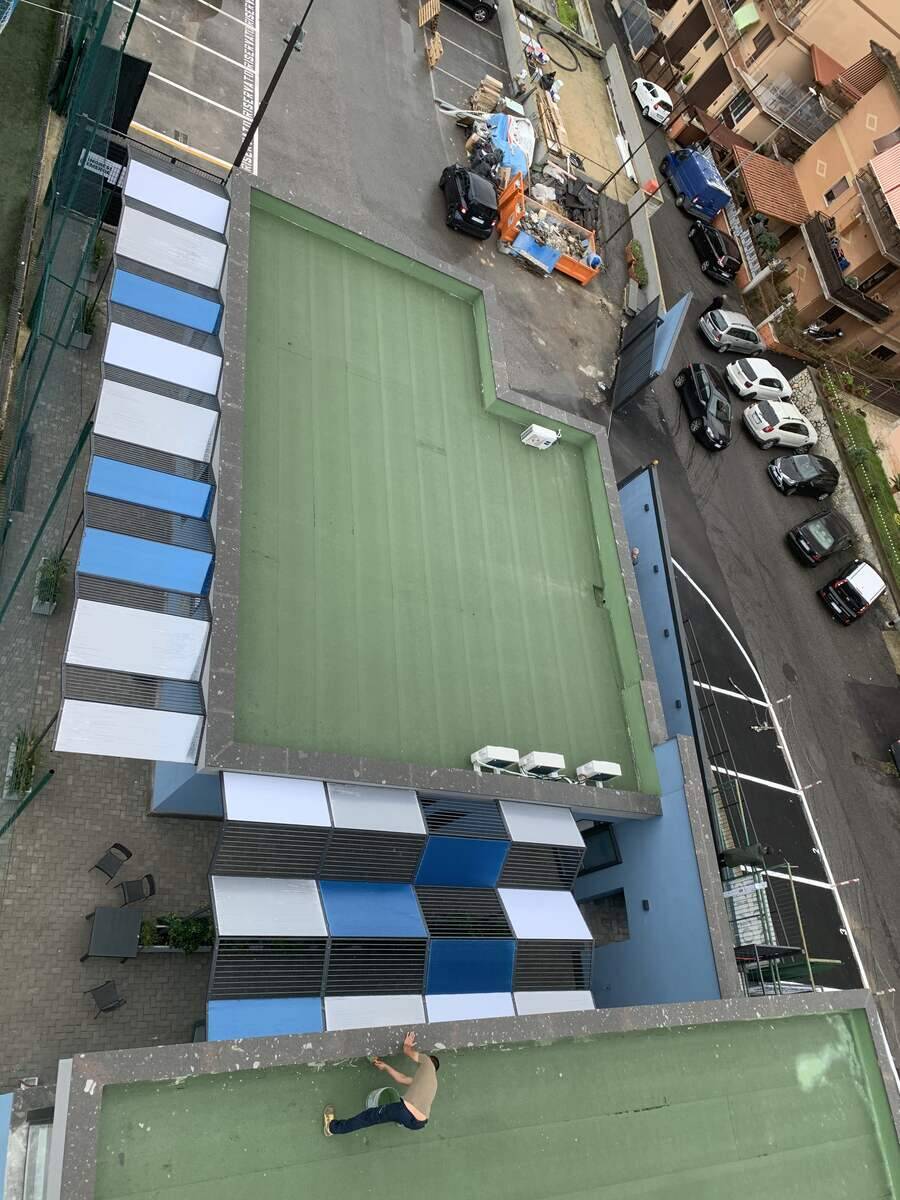 Cantiere centro sportivo Montespaccato — lavorazioni edili, fase 35