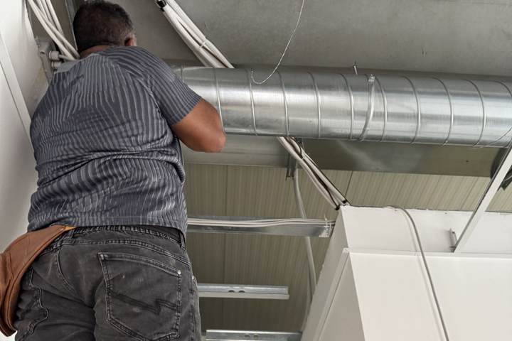Installazione canalizzazioni circolari