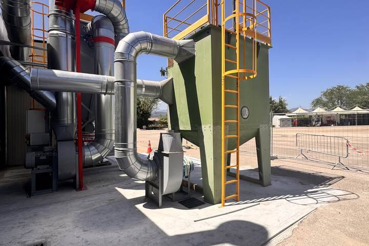 Sistema captazione con ventilatori centrifughi outdoor