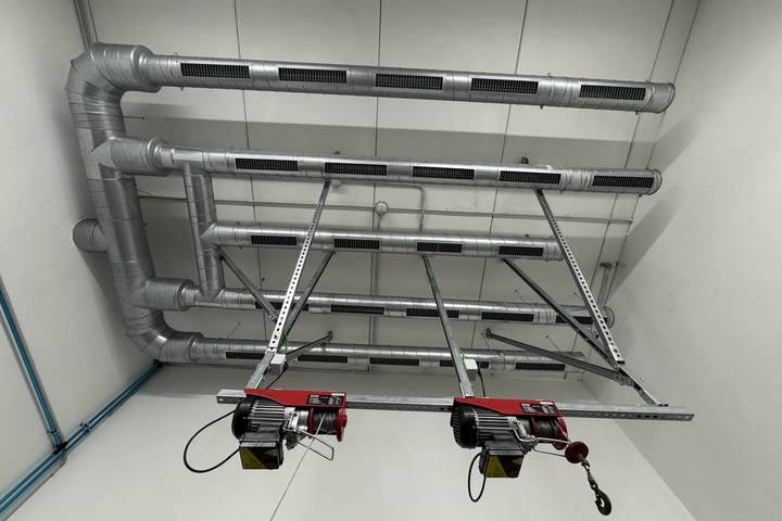 Canalizzazioni con diffusori lineari
